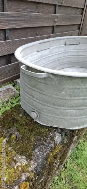XXL DDR Zinkwanne Bild 2