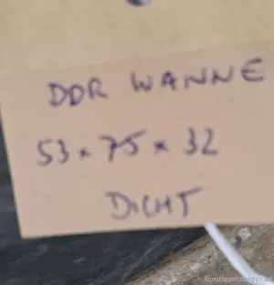 DDR Zinkwanne Bild 2