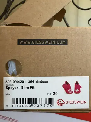 Kinderhausschuhe Grösse 30   Marke Giesswein