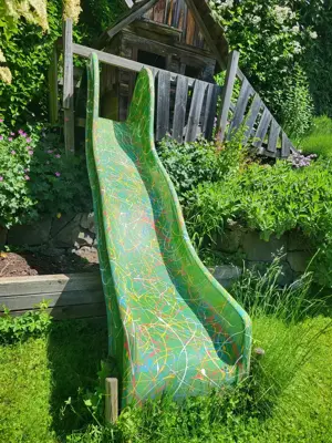 Rutschbahn 290cm, grün, 1 Welle (Horner, Lauterach)