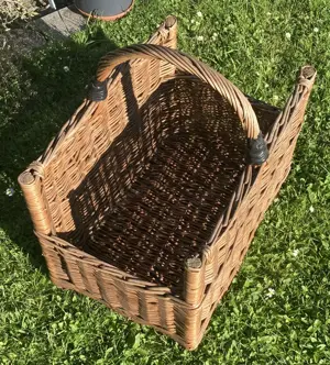 Flechtkorb für Brennholz Bild 3