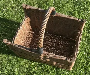 Flechtkorb für Brennholz Bild 4