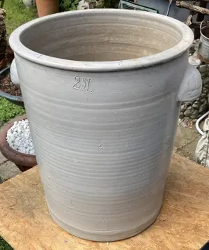 Steinguttopf 25L DM 32cm Höhe 41cm
