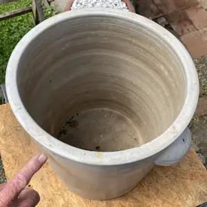 Steinguttopf 25L DM 32cm Höhe 41cm Bild 2