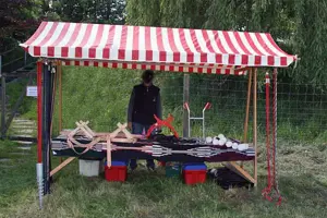 Marktstand Verkaufstand aus Holz