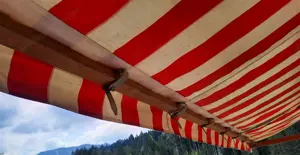 Marktstand Verkaufstand aus Holz Bild 4
