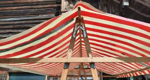Marktstand Verkaufstand aus Holz Bild 7