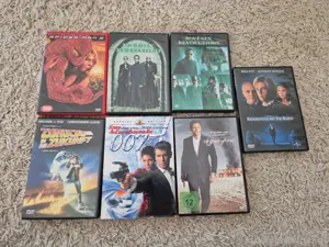 DVDs Spiderman, 007,...