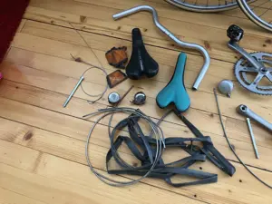 Bastlerhit: Rennrad Kondor Super Champion Rahmen + Ersatzteile  Bild 7