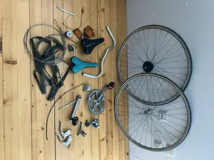 Bastlerhit: Rennrad Kondor Super Champion Rahmen + Ersatzteile  Bild 5