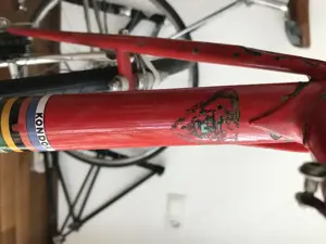 Bastlerhit: Rennrad Kondor Super Champion Rahmen + Ersatzteile  Bild 4
