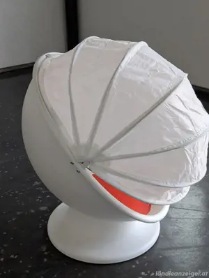 ikea egg chair für Kinder, drehbar mit haube Bild 2