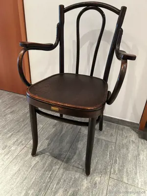 Vintage Thonet Toilettenstuhl um 1900 Bild 2