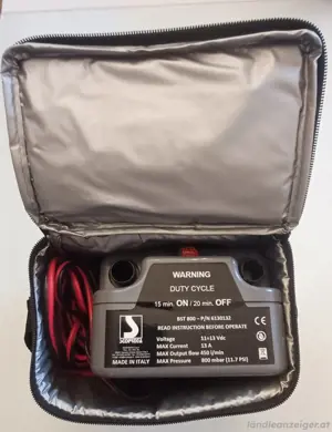 Verkaufe Elektrische Luftpumpe Scoprega BST 800 für Sup und Schlauchboote 