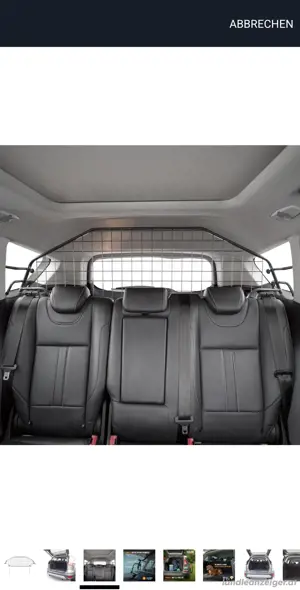 Hundegitter für Rückbank mazda 5 Bild 2