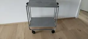 Verchromter Servierwagen  Bild 3