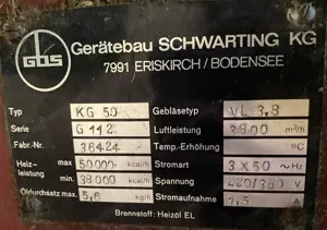 Schwartinger Heizgerät Bild 2