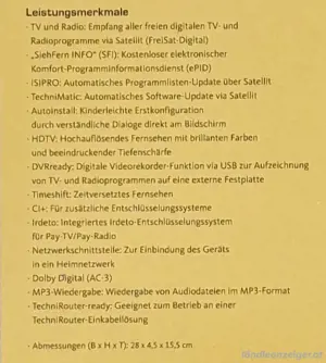 Sat Reciver  Bild 2