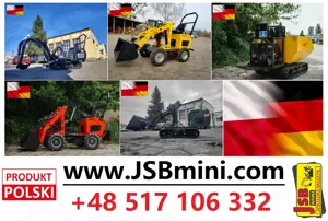  Lader Bagger Dumper - NEU 2025 - Direkt vom Hersteller JSB 
