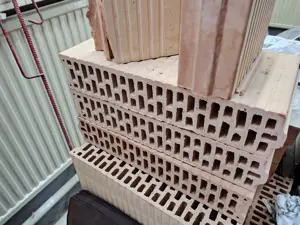 Baumaterial, Styropor, Ziegel, Dämmung  Bild 3