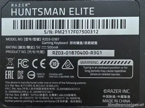 Razer Huntsman Elite Tastatur + Maus