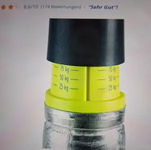 Alko-Winterhoff Stützrad mit Waage und Rangiergriffe 