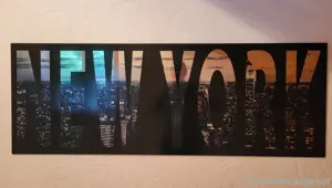 Bild 140x50cm New York