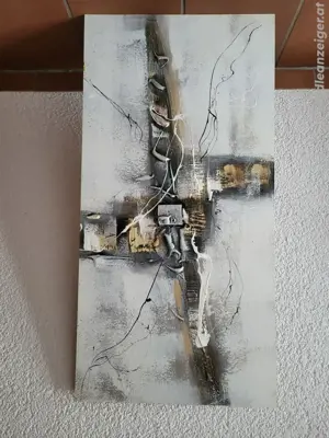 Bild, strukturiert, 100 cm x 50 cm