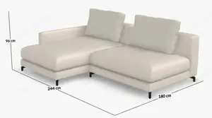 Neuwertige Couch ROLF BENZ (11 Monate) wg. Fehlplanung günstig zu verkaufen. Bild 2