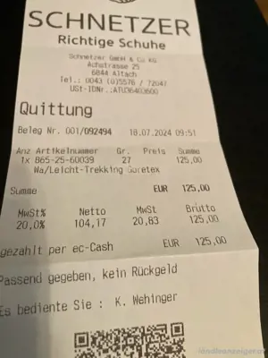 Goretex Schuhe
