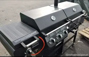 Holz-Gasgrill Kombination