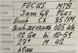 E-bike Focus Jam2 Fully Bild 5