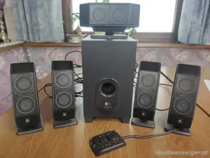 Logitech 5.1 Kanal Surround Sound Lautsprechersystem X-540 mit Subwoofer  Bild 2