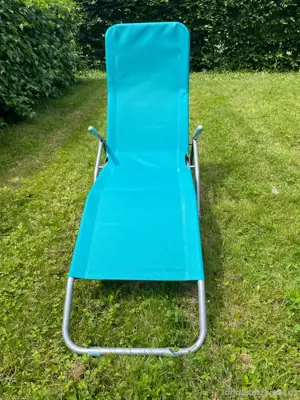 Türkis-blaue Kippliege - neuwertig Bild 2