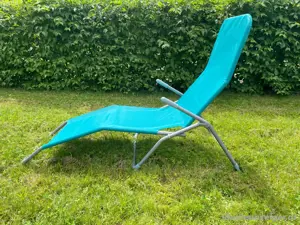 Türkis-blaue Kippliege - neuwertig