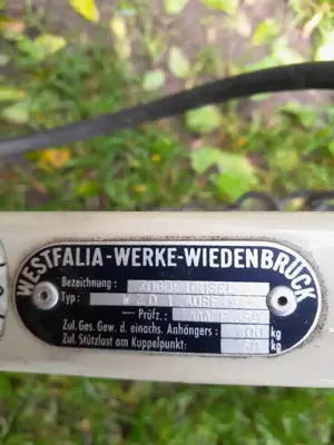 Anhänger, Westfalia 121 Bild 7