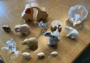 Sammlung Elefantenfiguren von 1 bis 5  