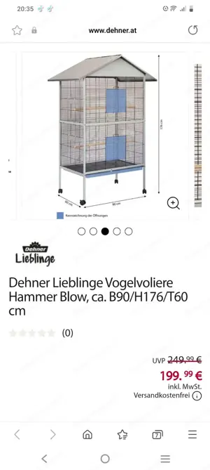 Großer Vogelkäfig  Bild 4