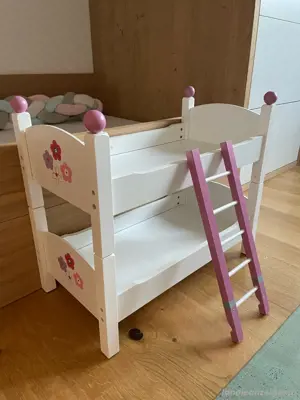stockbett Puppe