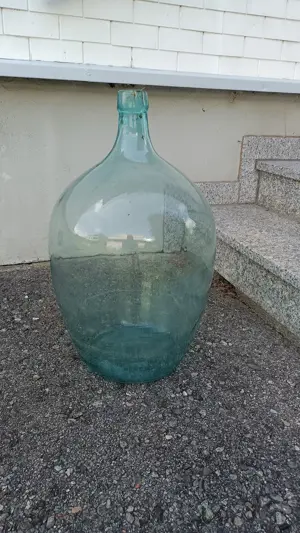 Glasballon Glasvase