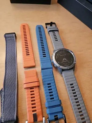    Garmin fenix 6 Sapphire Titanium   Premium-Uhr mit Extras!   Bild 2