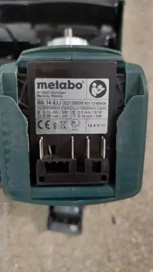 Akkuschrauber Akku Metabo Bild 2