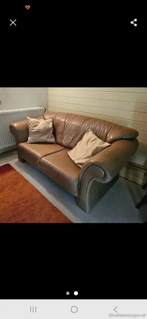 Ledersofa  Bild 2