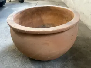 2 Stück Terrakotta Blumentopf 55cm Durchmesser