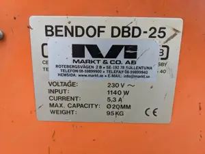 Bendof Tjep Baustahlbiegemaschine DBD 25 Bild 4