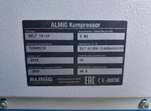 ALMIG BELT 18 - Schraubenkompressor Kompressor Bj2018 Bild 7