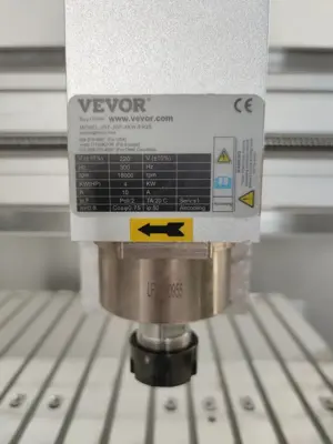 CNC Fräse Fräsmaschine 4kW Spindel + Computer + Handrad Bild 3