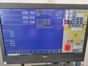CNC Fräse Fräsmaschine 4kW Spindel + Computer + Handrad Bild 7