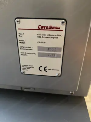 CRYOSNOW SJ-10 Trockeneisstrahlgerät mit CO2 Bild 2