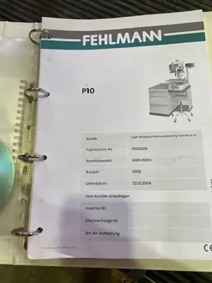 Fehlmann Fräsmaschine mit Digitalanzeige und Zubehör BJ 2005 Bild 2